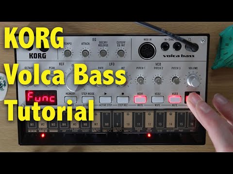 Видео: Полное руководство по KORG Volca Bass