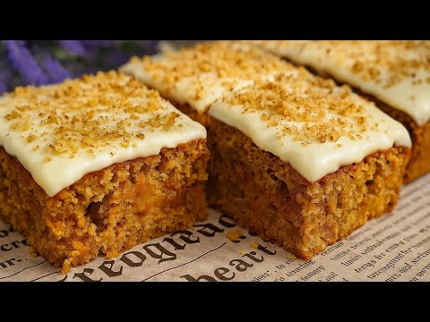 Видео: Лучший осенний торт! Здоровый морковный десерт, который можно есть даже ночью 🍁