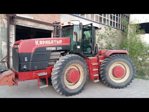 Видео: установка двигателя ЯМЗ на тракторы Бюлер (Buhler Versatile-2375/2425)