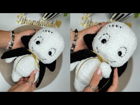 Видео: Впервые создала амигуруми таким методом. МК Привидение Крючком | How to crochet ghost  #amigurumi