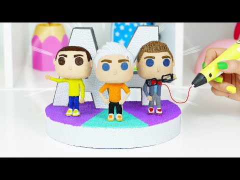 Видео: ВЛАД А4, ГЛЕНТ и КОБЯКОВ в стиле ФАНКО ПОП Сделала 3D Ручкой / МОЯ КОЛЛЕКЦИЯ Anna Chi