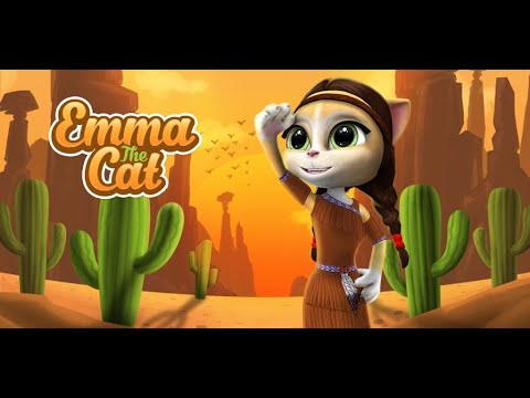 Видео: Моя Моя Моя Говорящая Кошка Эмма - Виртуальная моя Кошка / My Talking Virtual Cat Emma