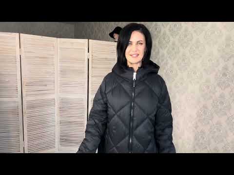 Видео: ( # 565 ) S -M p  22500 p ПАЛЬТО ДЛИННОЕ DKNY БОЛЬШЕМЕРИТ? У НАСТИ S - M p