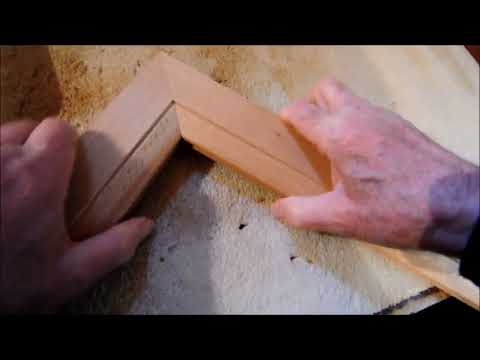 Видео: Соединение на ус - некоторые нюансы.