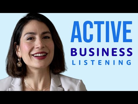 Видео: Активное слушание в деловом общении для улучшения результатов
