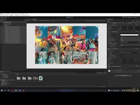 Видео: Unity tutorial, simple puzzle game | Unity как сделать простую игру.