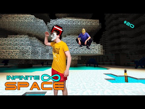Видео: Два гопника стопают новогоднее измерение на ресы в Minecraft Infinite Space #20