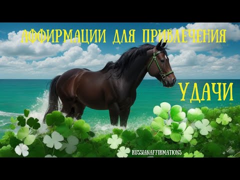 Видео: Трансформируй себя, аффирмации на удачу