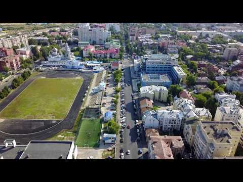 Видео: Полет над ул. Ленинской г. Самара 4к