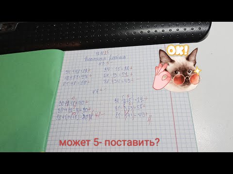 Видео: Проверка тетрадей по математике 2 класс.