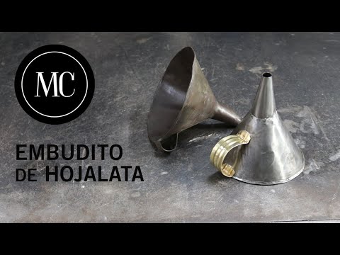 Видео: Жестяная воронка ручной работы.