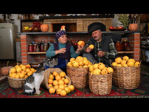 Видео: Деревенский ужин с айвой — традиционная кухня 🏡🍲