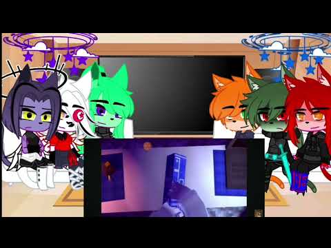 Видео: Реакция Разноцветных котов (+ Ос и подруги ос) на клип "Кольца Дым" |•|Моё АУ|•|