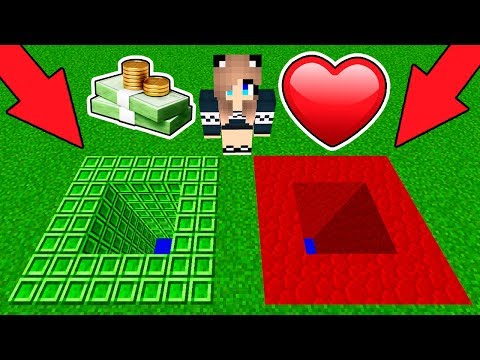 Видео: КАКУЮ ЯМУ Я ВЫБЕРУ В МАЙНКРАФТ? ЯМА ЛЮБОВЬ ИЛИ ЯМА ДЕНЕГ В МАЙНКРАФТ? ЛОВУШКИ, ИСПЫТАНИЯ