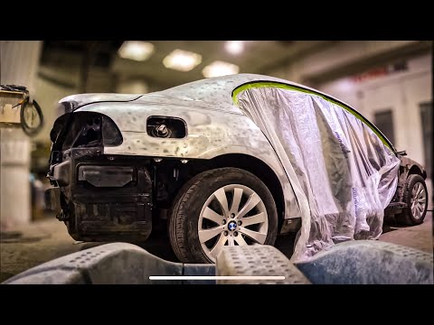 Видео: КУЗОВ СМЫТ И ПОКРАШЕН  BMW 7 e65 Вторая часть