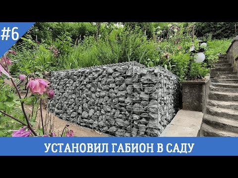 Видео: ДОМ ВОЗЛЕ ЛЕСА / НАЧИНАЕМ РАБОТЫ В САДУ / УСТАНОВИЛ ПЕРВЫЙ ГАБИОН