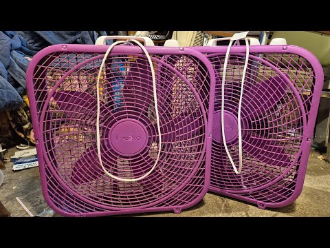 Видео: Два 4 одного специального выпуска: фиолетовые вентиляторы Lasko Box