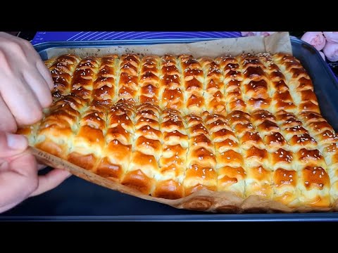 Видео: Вот как надо готовить Самые Вкусные БУЛОЧКА или ПИРОГ! Тесто воздушное как Пух!!.