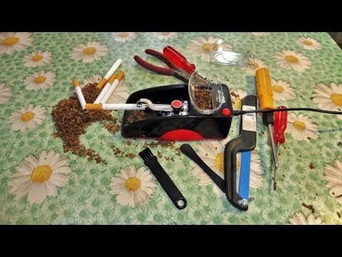 Видео: Обзор, переделка-Лайфхак  Машинка для сигарет с AliExpress.