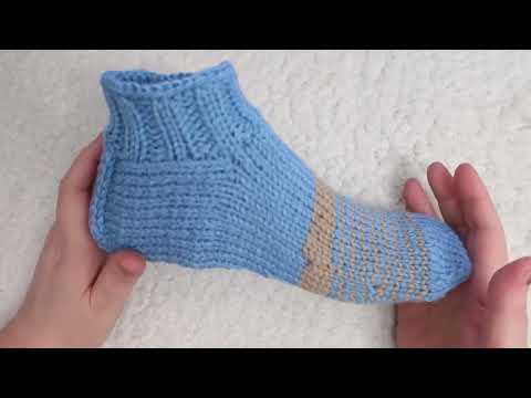 Видео: Следки без единого шва . Начинаем вязать от МЫСКА!!!  Подробнейший мастер класс для начинающих
