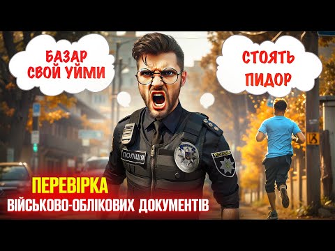 Видео: 🆘 Конфлікт з копом в окулярах перевірка документів ТЦК на вулиці.