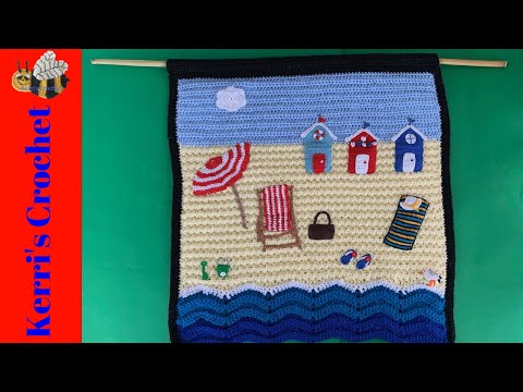 Видео: Учебник по вязанию крючком на стене - Учебник по вязанию крючком