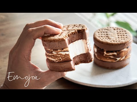 Видео: Сэндвич с мороженым S'more | Emojoie