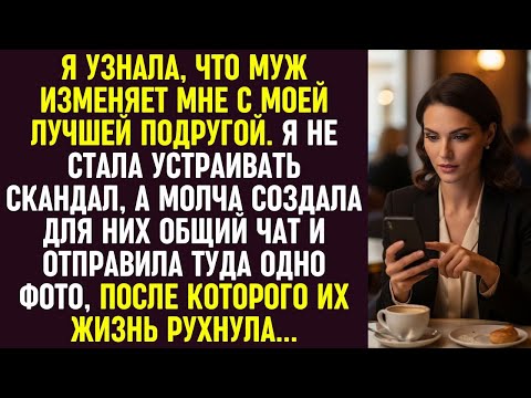 Видео: Узнав об измене мужа с подругой, я создала им чат и отправила одно фото, которое разрушило их жизнь.