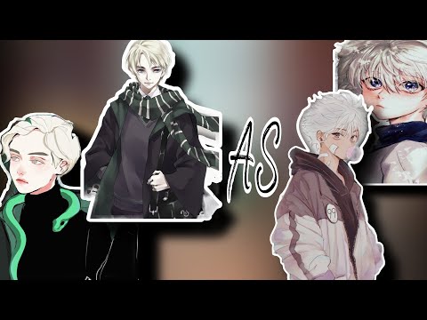 Видео: HP react to Draco Malfoy as Killua(HxH)/Реакция Гарри Поттера на Драко Малфой как Киллуа(eng/rus)