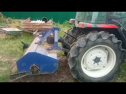 Видео: Мульчер + Кубота 301 в роботі🔥🔥🔥