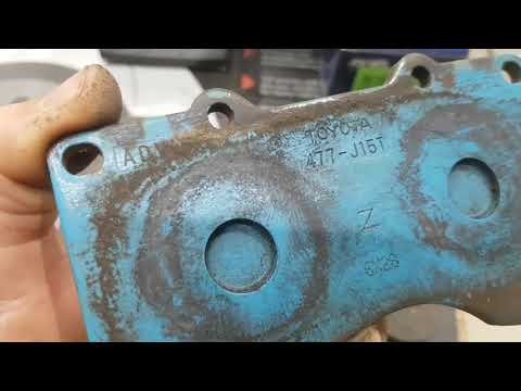 Видео: Тормозные колодки. Сравниваем Advics и оригинал Toyota от Advics. Попутно LPR и Sangsin Hagen.