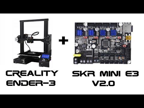 Видео: Обзор 32-х битной платы - SKR mini E3 V2.0 для Ender-3, Ender-5 и CR-10