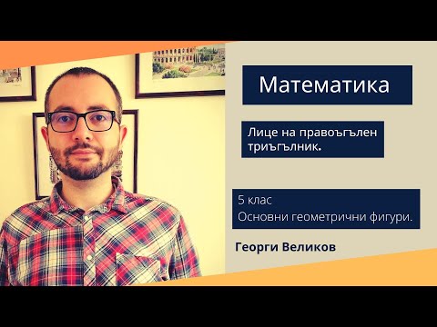 Видео: Лице на правоъгълен триъгълник