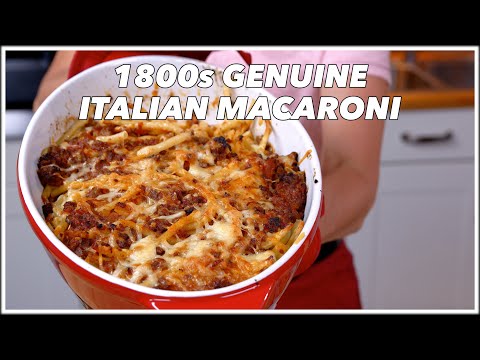 Видео: Настоящие итальянские макароны XIX века из сельской Америки — выставка Old Cookbook Show