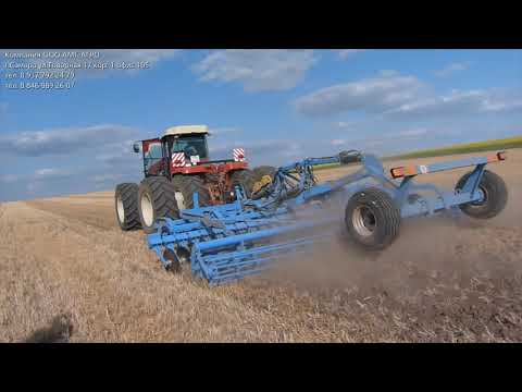 Видео: Привезли дискатор Tigarbo ADS-7D Гаврилову Дмитрию, настройка дискатора в поле.