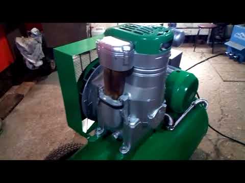 Видео: Самодельный компрессор У43102А для пескоструя