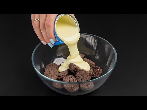 Видео: Смешайте Oreo со сгущенкой! Самый вкусный десерт этого ЛЕТА!