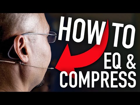 Видео: Как эквализировать и сжать микрофон гарнитуры LIVE