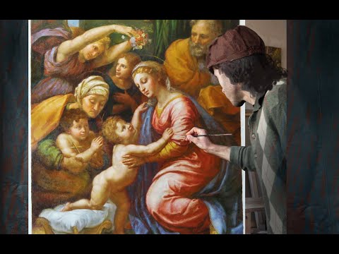 Видео: Продолжение работы над копией. Биография Мастера.