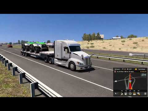 Видео: Впервые поездка на грузовом фуре до Фермы, и не разобрался я со светофорами American Truck Simulator