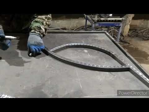 Видео: Необычный заказ, с элементами холодной ковки.