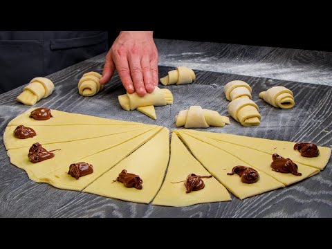 Видео: Забранявам да се купуват кроасани от магазина! Предлагам бързо и лесно да ги приготвяте у дома!