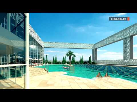 Видео: Центр синхронного плавания построили в бывшей промзоне «ЗИЛ»