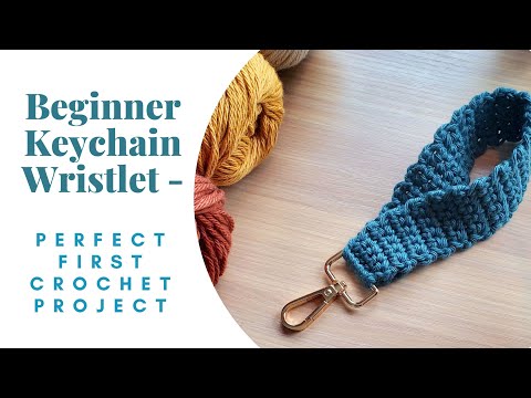 Видео: Первый узор для вязания крючком для начинающих — брелок-браслет для начинающих
