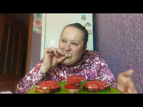 Видео: МУКБАНГ ГОРЯЧИЕ БУТЕРБРОДЫ СВИНИНА
