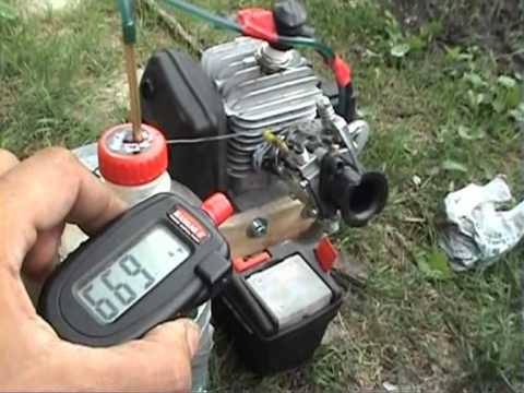 Видео: Мотор 25сс от пилы Rezer Carver