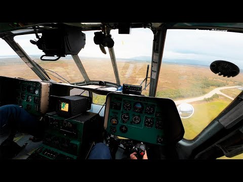 Видео: Из Мурманска в Вологду на вертолёте МИ-8 АМТ (В 4K)