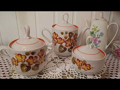 Видео: Барахолка удалась. Купила много красивого фарфора.