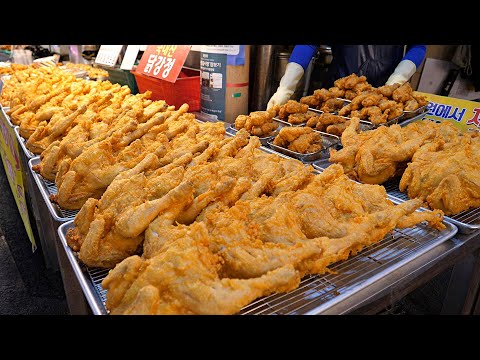 Видео: Так вкусно!! Мастера жареной курицы с потрясающими навыками - ТОП-7 / Корейская уличная еда