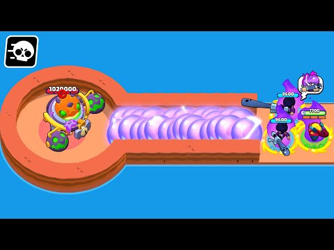 Видео: БЕСКОНЕЧНЫЙ ГИПЕРЗАРЯД ПОБЕДИЛ БОССА ЗА СЕКУНДЫ 😂 Brawl Stars 2025 Смешные моменты, победы, неуда...